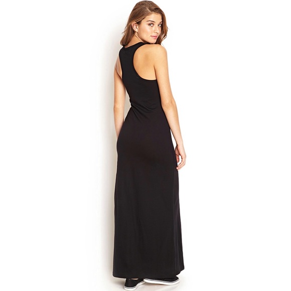H&M | Black Racerback Maxi Dress - Picture 2 of 7